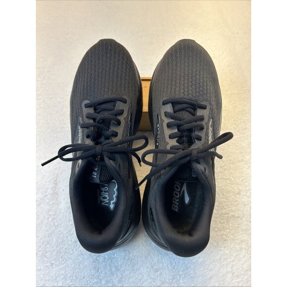 Brooks Glycerin 21 Running Shoe Black on Black Women SZ 10 Medium Excellent - Picture 3 of 9